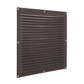 Renson 1062430 - opb.schoepenrooster plat alu 436 (300x300) structuur 7016 | 10 stuks