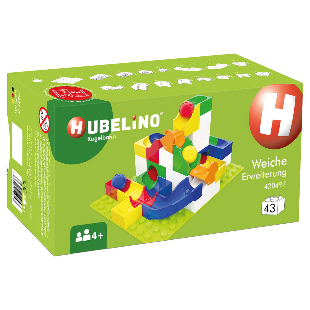 Hubelino Kugelbahn-Ergänzungsset zum Austauschen - 43-teilig.