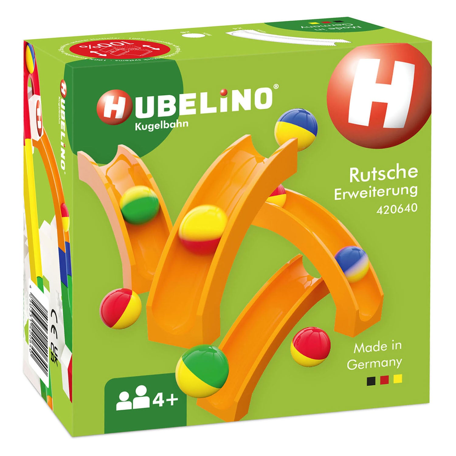 Hubelino-Gleitschienenteile, 12 Stück.