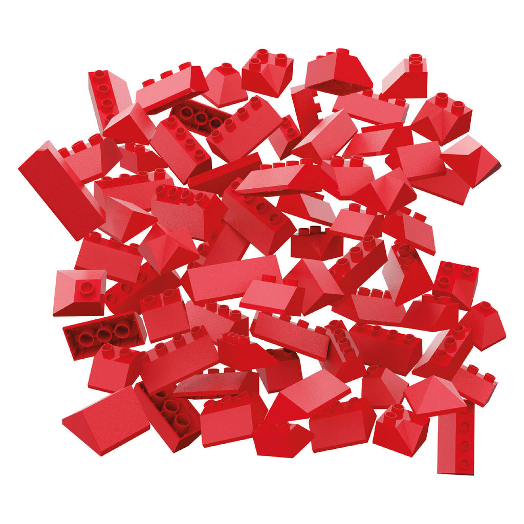 Hubelino dakpannenset bouwblokjes - 124dlg.