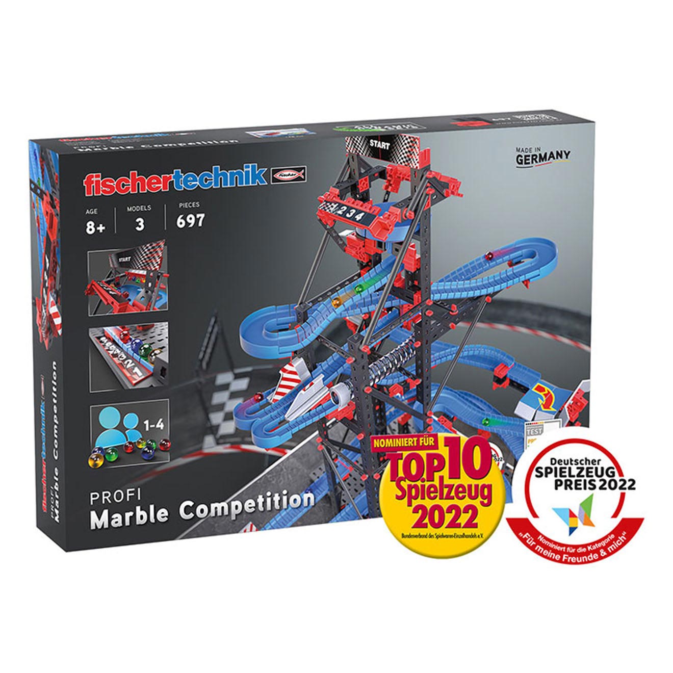 Fischertechnik marble runs - marble competition kogelbaan (564070)