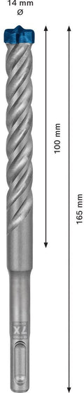 Bosch expert sds-plus-7x - betonboor - 14mm - 100mm - 165mm