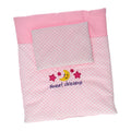 Johntoy Baby rosa Puppendecke und Kissen-Set