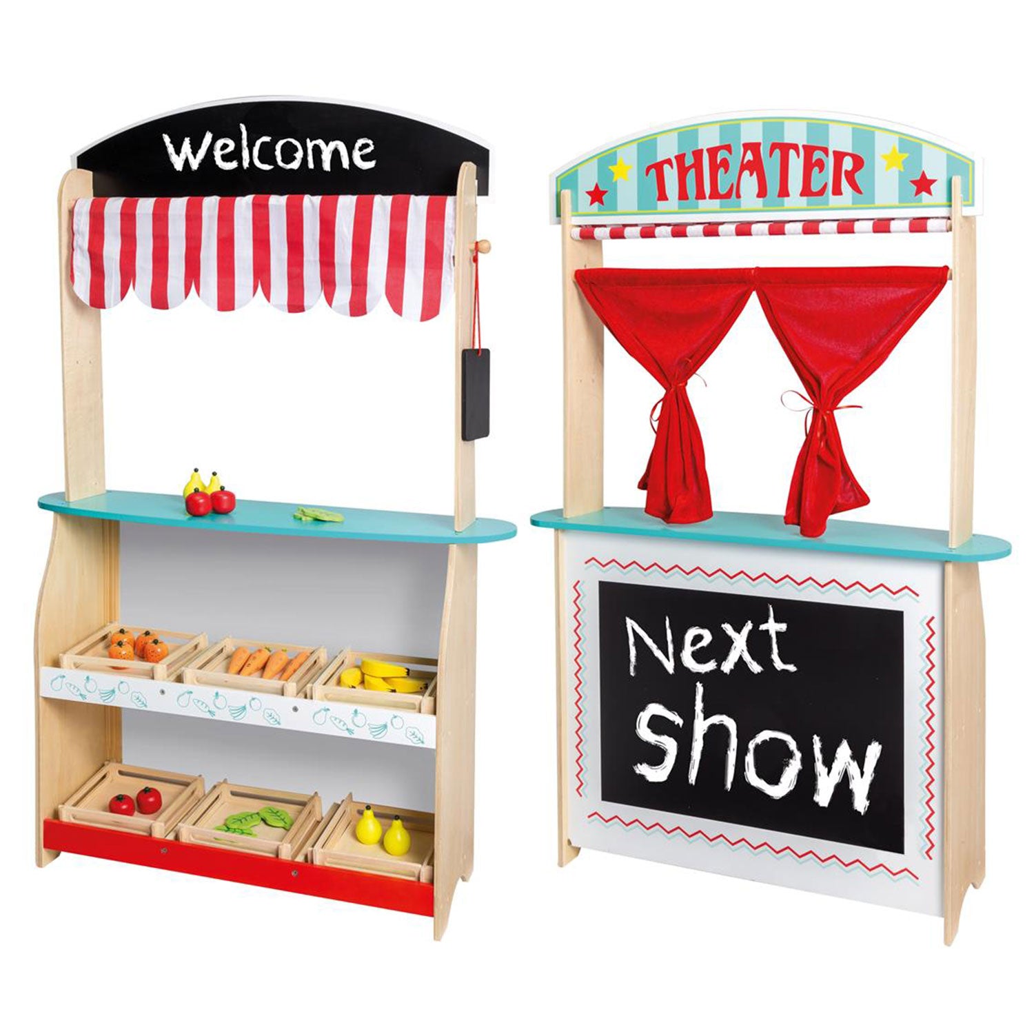 Joueco Theater- und Zubehörgeschäft, 2 in 1