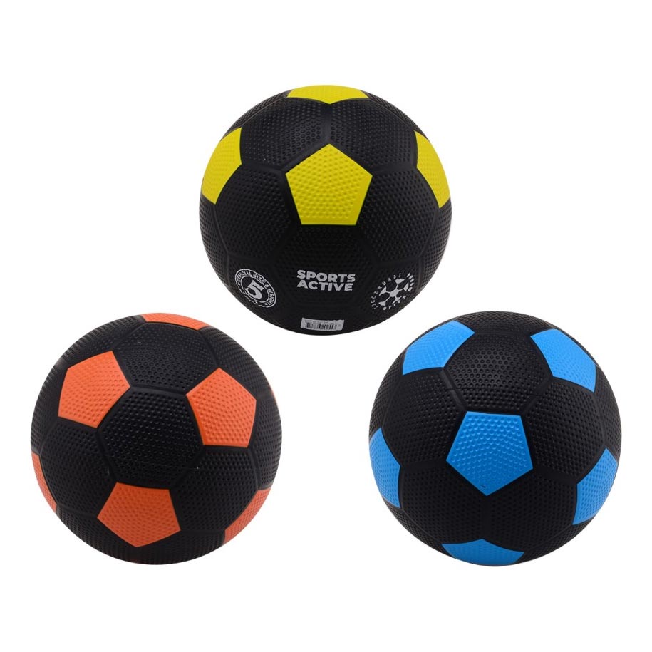 Johntoy Sports Aktiv-Gummifußball, Größe 5
