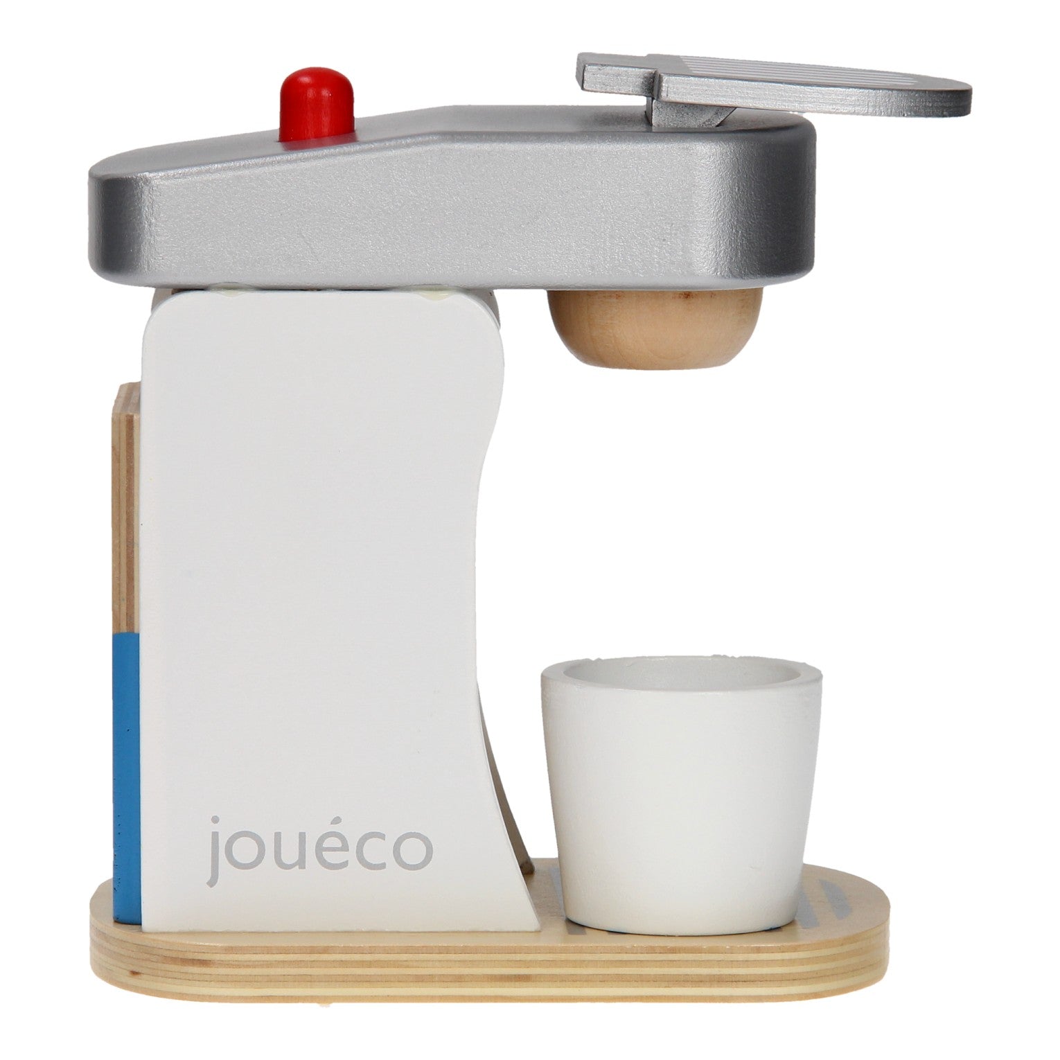 Joueco Kaffeemaschine aus Holz mit Zubehör