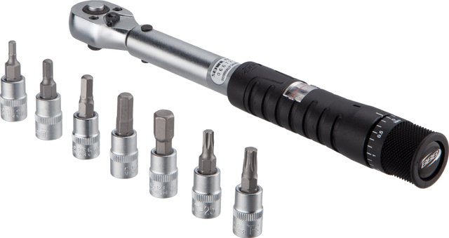 Bbb cycling momentsleutel 1 4 – fietsgereedschap set 2-14 nm – inbus torx set – torque wrench – torqueset - btl-73