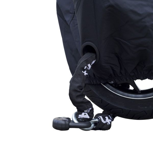 DS Covers ALFA 3W Motorradabdeckung ohne Platz für Topcase – schwarz