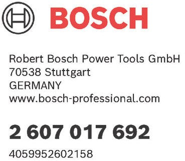 Bosch accessoires 44+1 delige schroefbitset en doppen in cassette - 2607017732