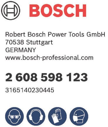 Bosch accessoires adapters voor diamantboorkronen 1 2 bsp, sdsplus 1st 115mm - 2608598123