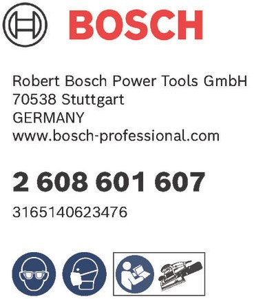 Bosch accessoires gex 125-150 schuurzool medium hard 125 mm artikelnummer | 2608601607 - 2608601607
