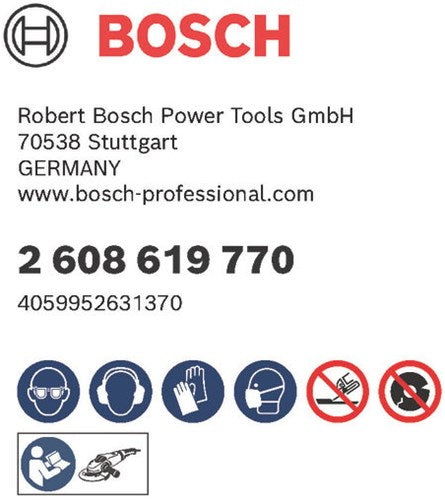 Bosch accessoires doorslijpschijf standard metal 230x1.9x22.23 - 2608619770