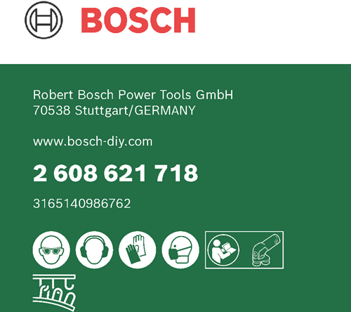 Bosch accessoires schuurblad m480 | bfwp | set | 40 mm - 2608621718