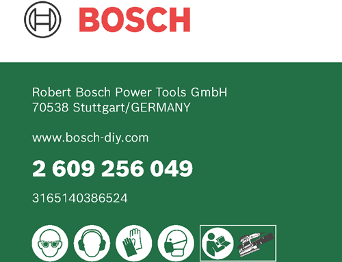 Bosch - lamsvel voor excenterschuurmachines, 125 mm klit