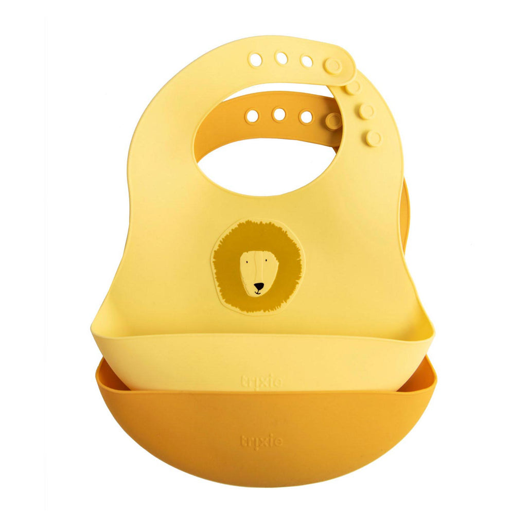 Trixie silicone slabbetje - mr. lion, 2st.