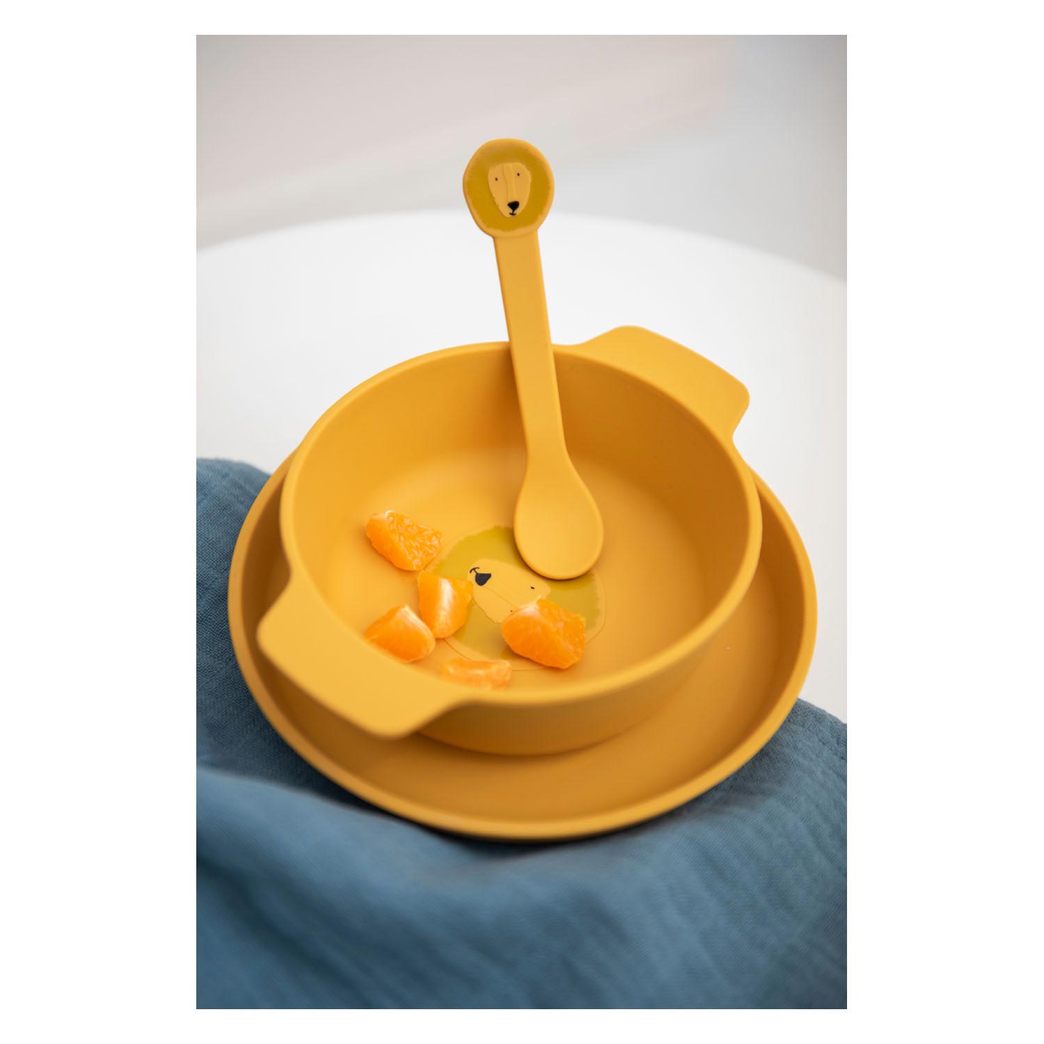 Trixie silicone kom - mr. lion