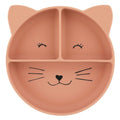Trixie siliconen bord met vakjes en zuignap - mrs. cat