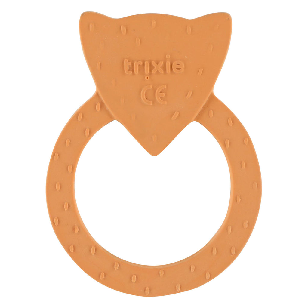 Trixie Beißring aus Naturkautschuk, rund - Herr Fuchs