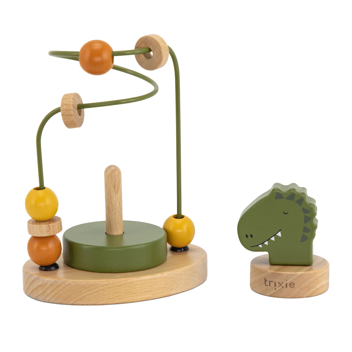 Trixies motorische Übungen aus Holz – Spirale von Mr. Dino