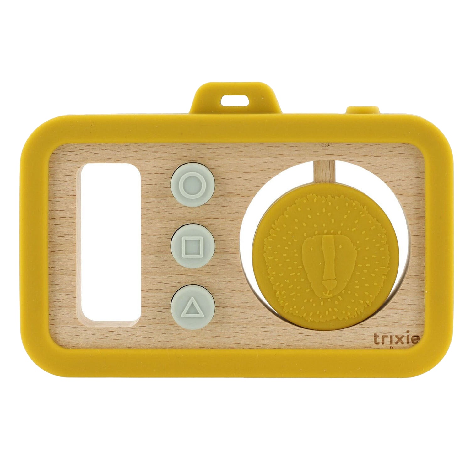 Trixie houten siliconen baby camera - mr. lion