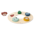 Trixie houten ronde puzzel dieren, 10st.