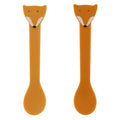 Trixie siliconen lepel - mr. fox, 2st.