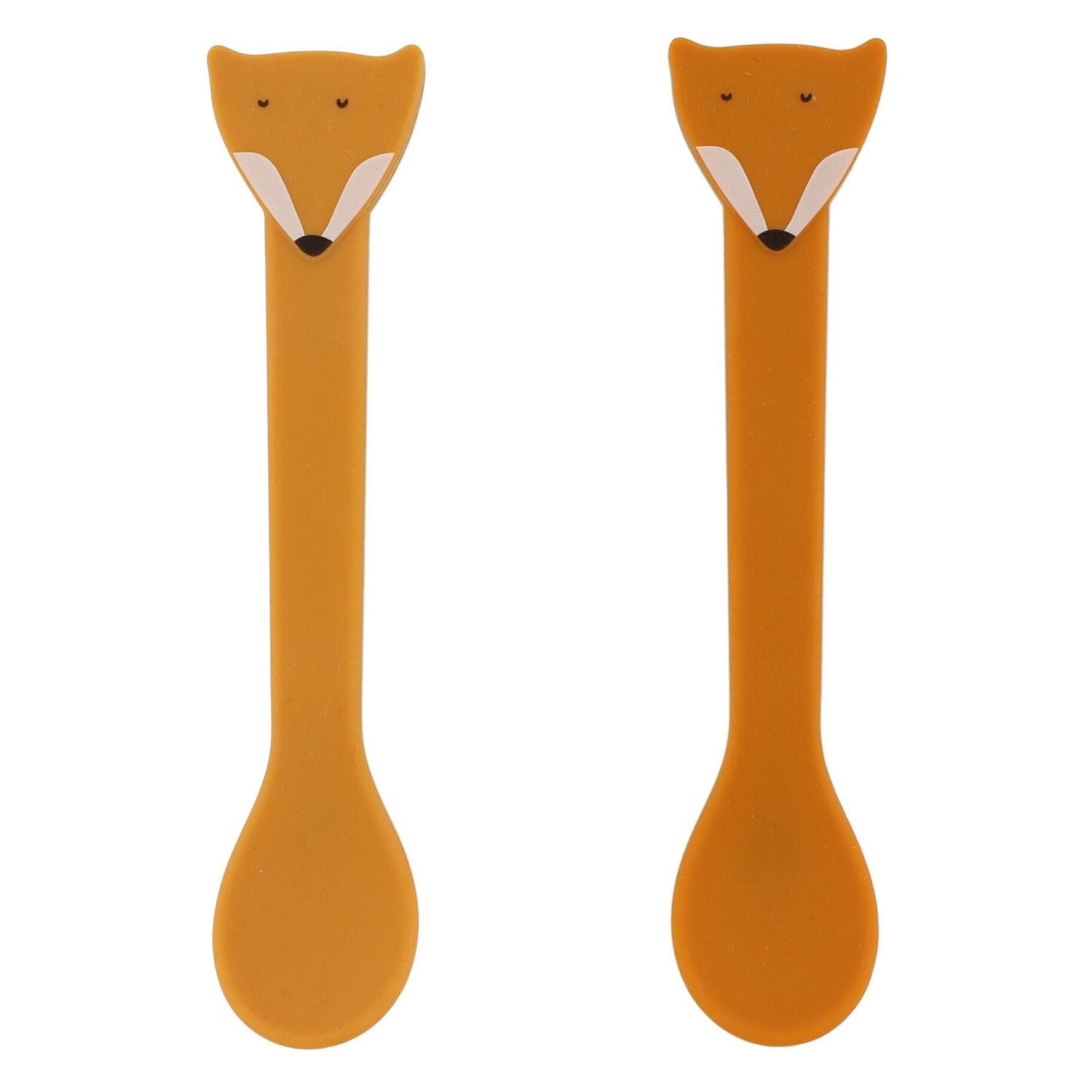 Trixie siliconen lepel - mr. fox, 2st.