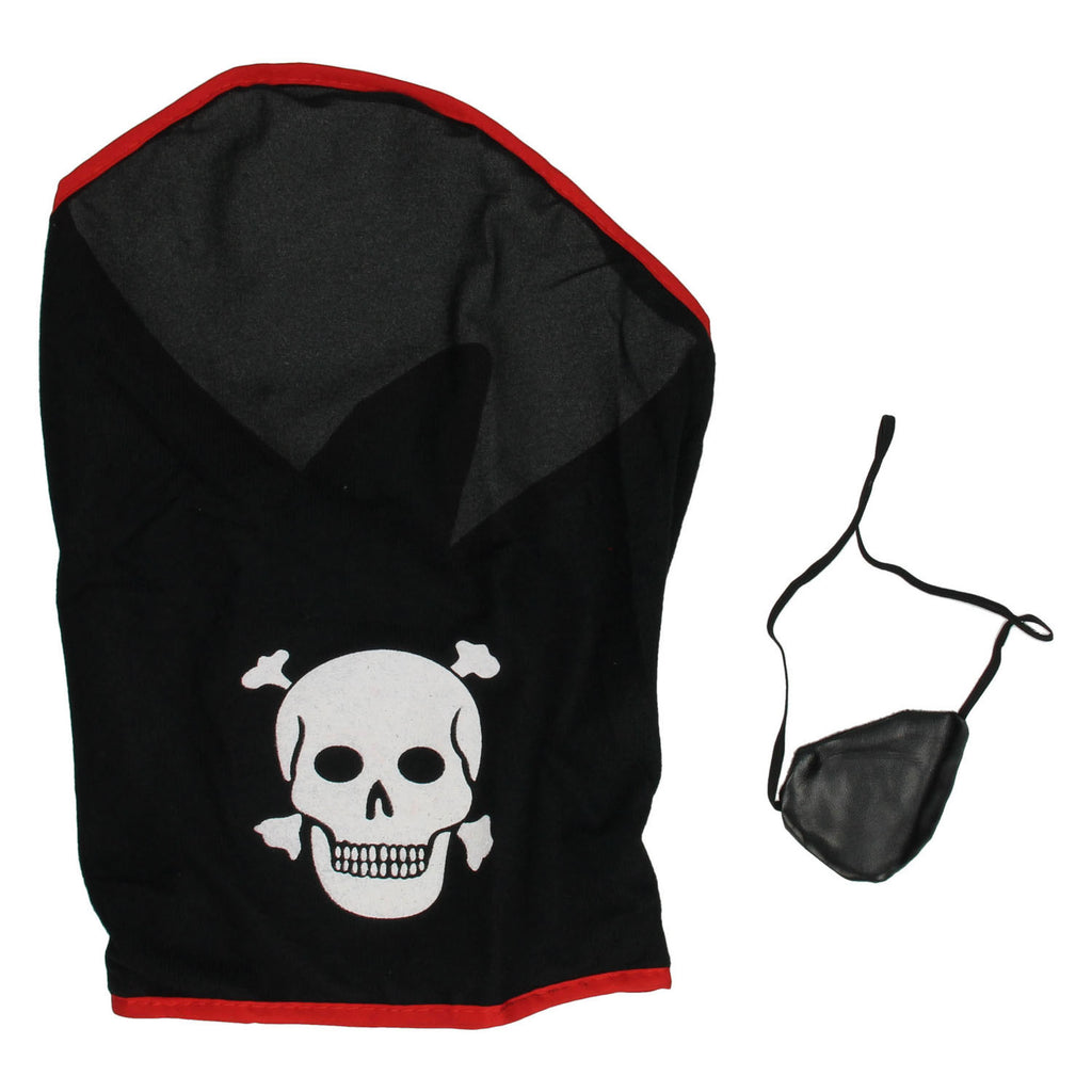 Boland piraat bandana met ooglap