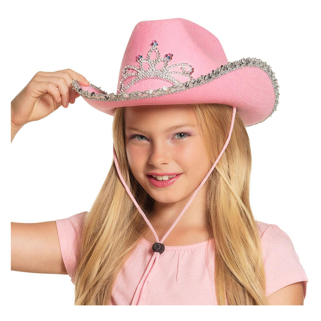 Boland Kinderhut Glitzerrosa