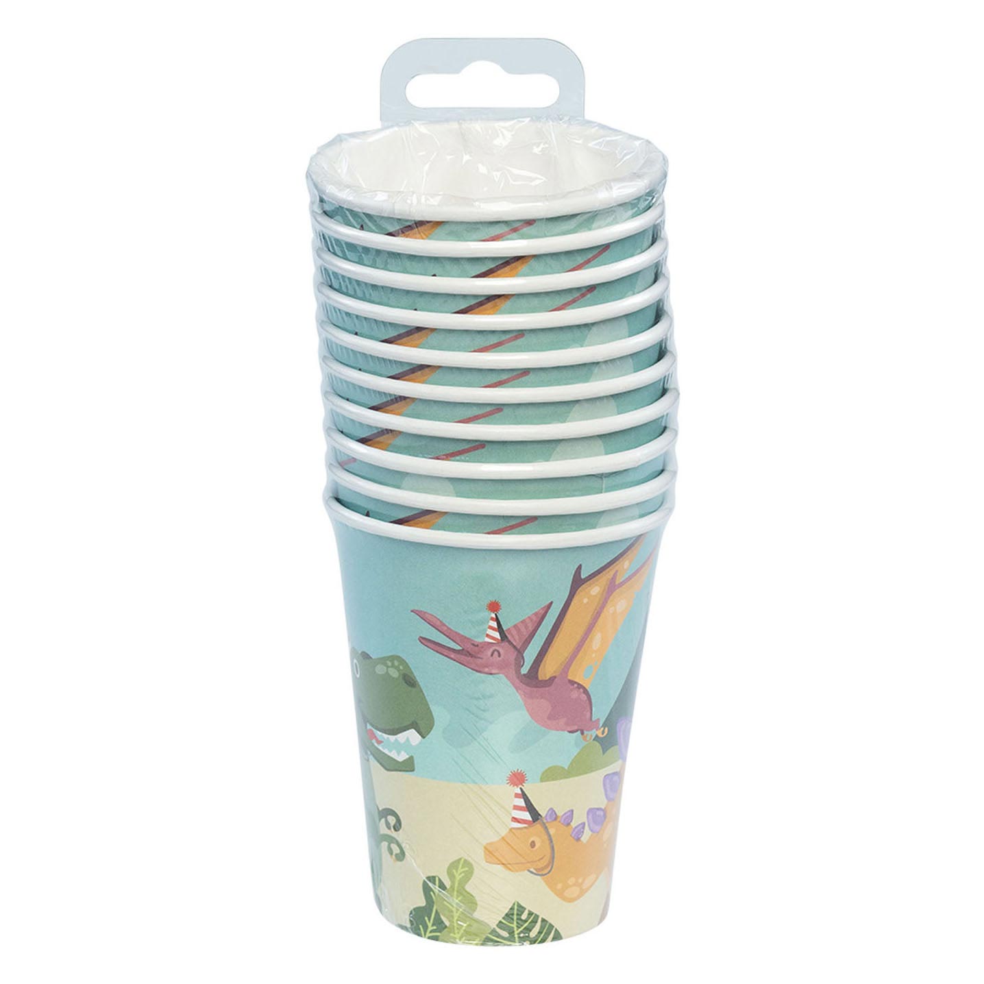 Boland Pappbecher Dino-Party-Set, 10 Stück, 21 cl