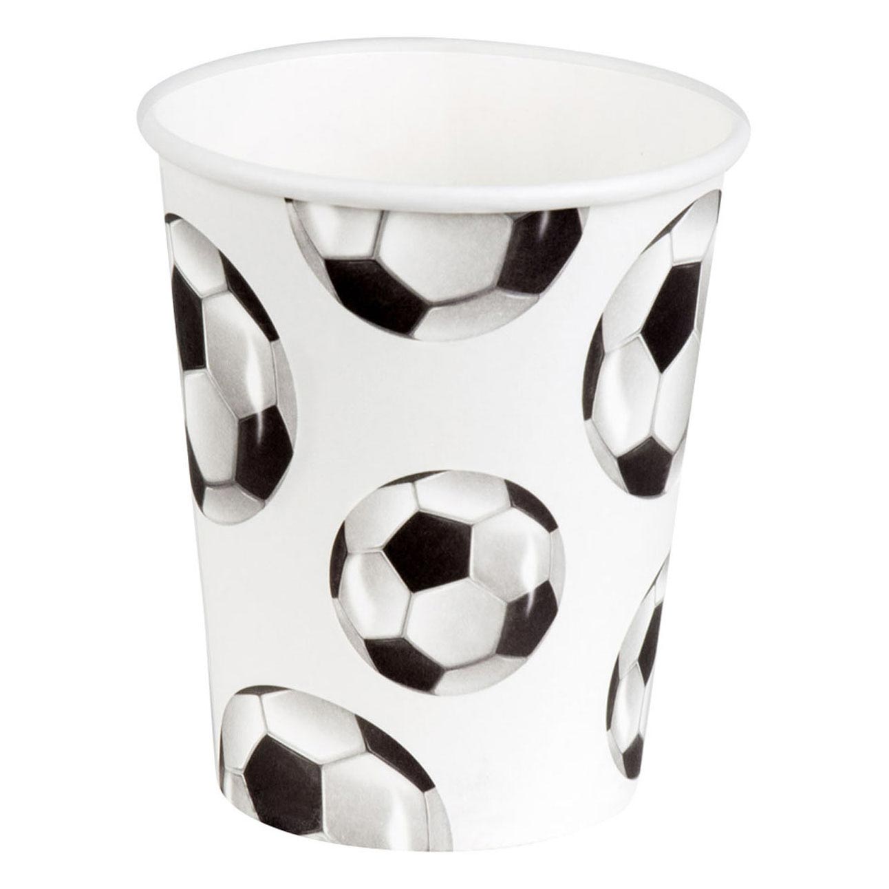 Boland papieren bekers voetbal, 10st.