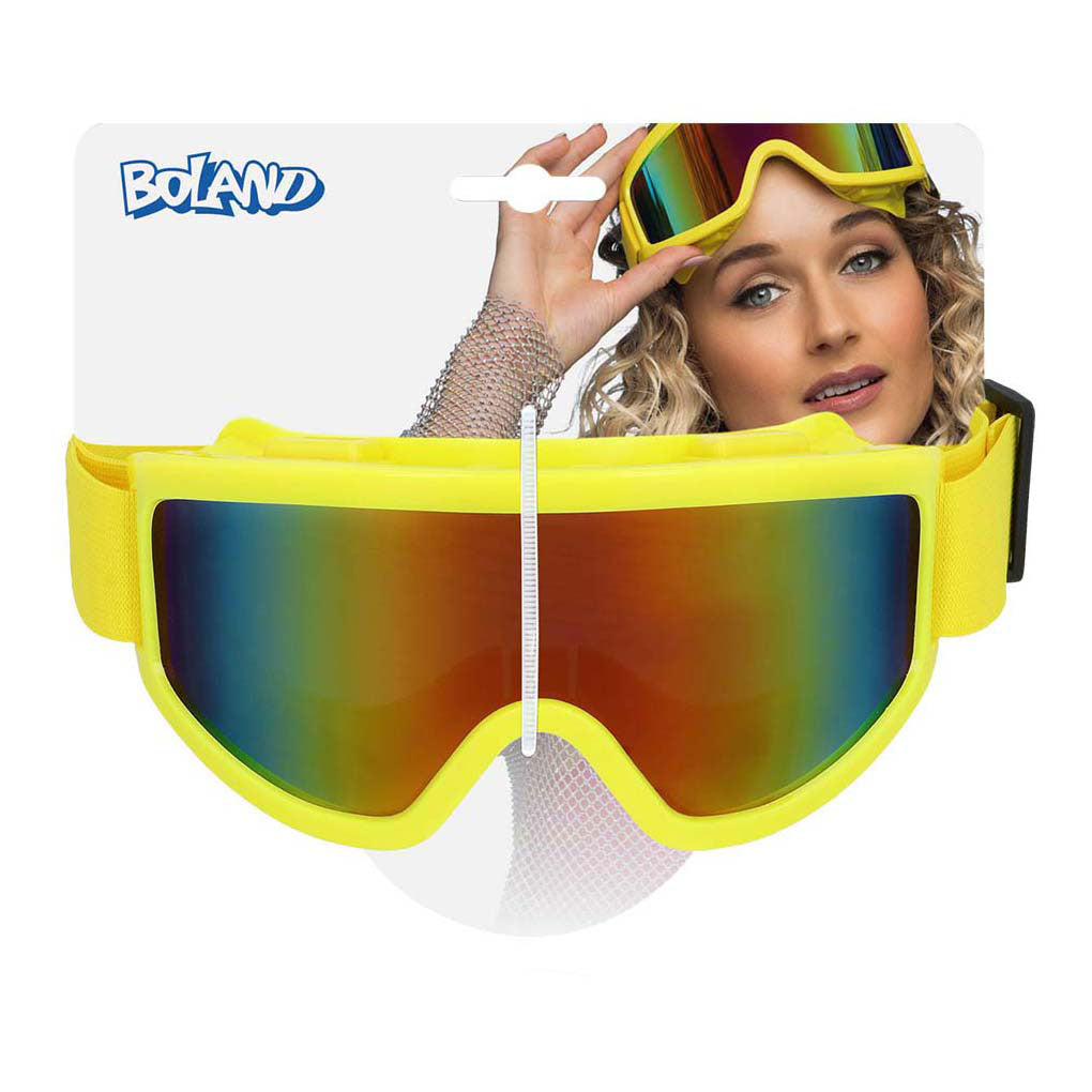 Boland Party Skibrille neongelb