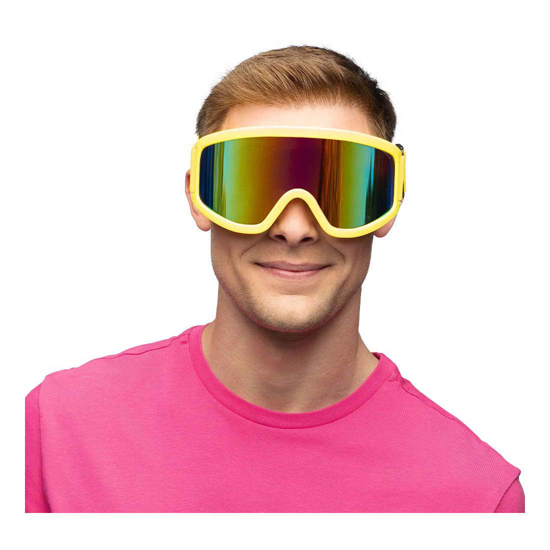 Boland Party Skibrille neongelb