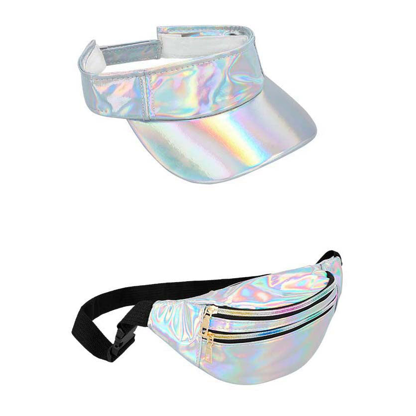 Boland Accessoire-Set Holo Festival Silber