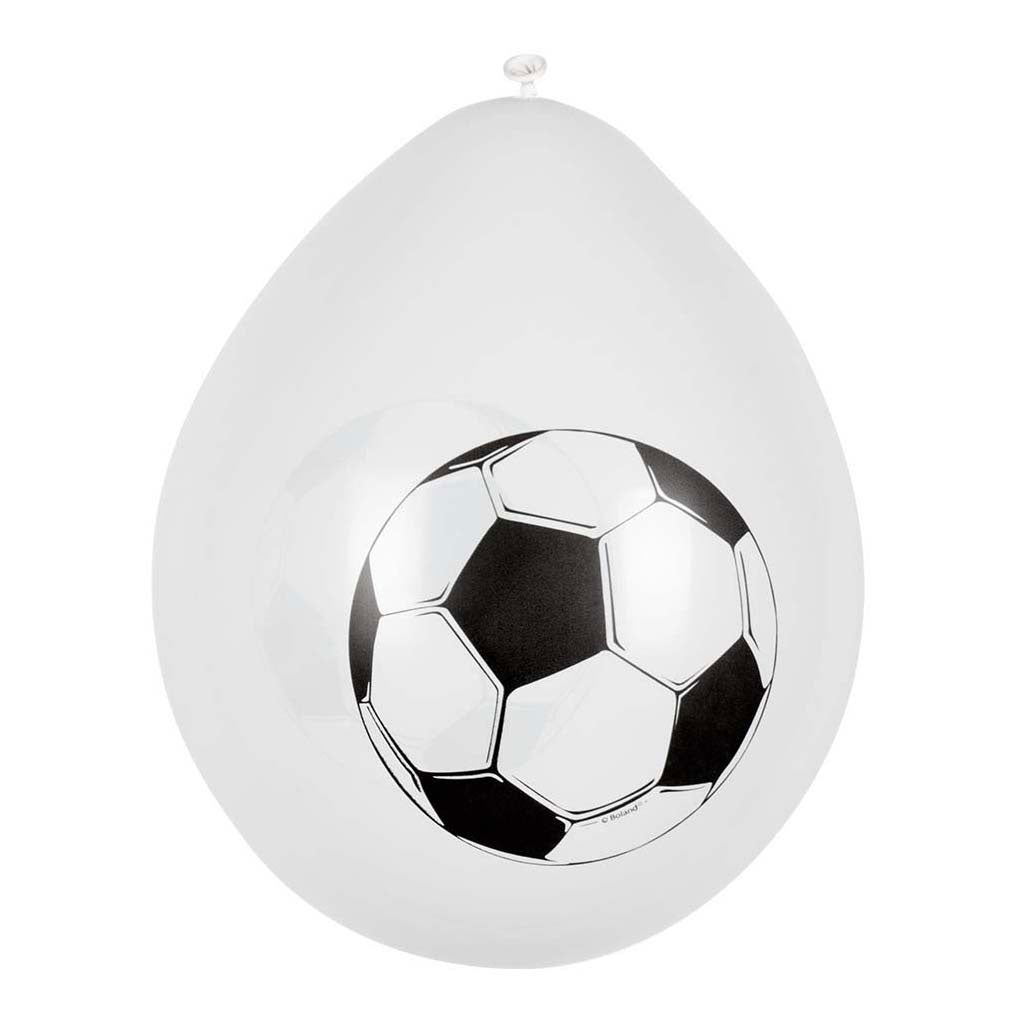 Boland Latexballons Fußball 25cm, 6 Stück.