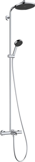 Hansgrohe activera s - showerpipe - ecosmart waterbesparend - ecostat thermostaat - 240mm maat - 1 straalfunctie - chroom