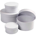 Creativ company https: www.cchobby.nl ronde-dozen-afm-8x4-10x5-12x6-14x7-cm-wit-4-stuk-1-set