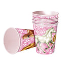 Haza bekers paarden 25cl 8stuks