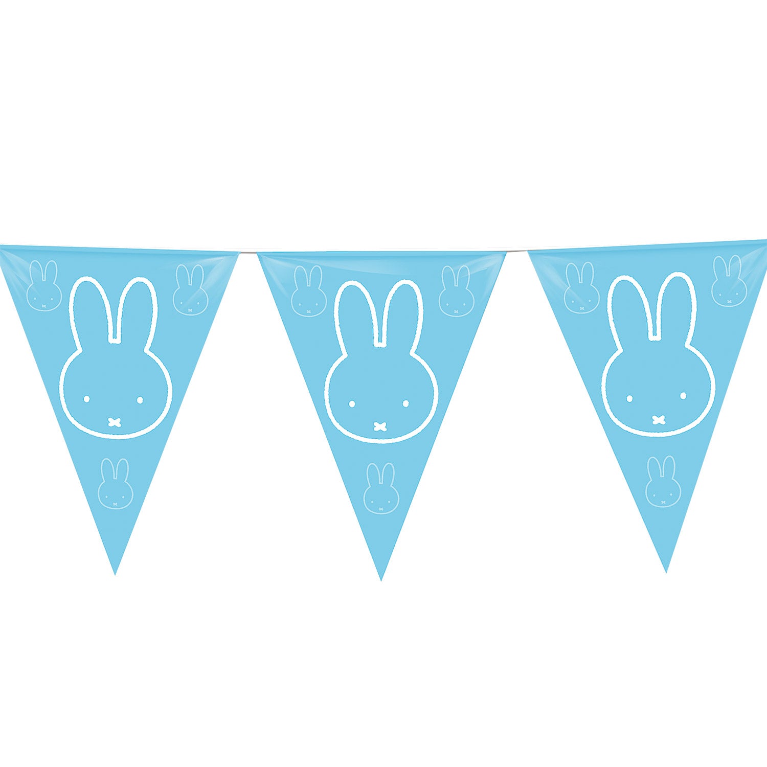 Haza Witbaard Bunting Miffy blau, 10 m.