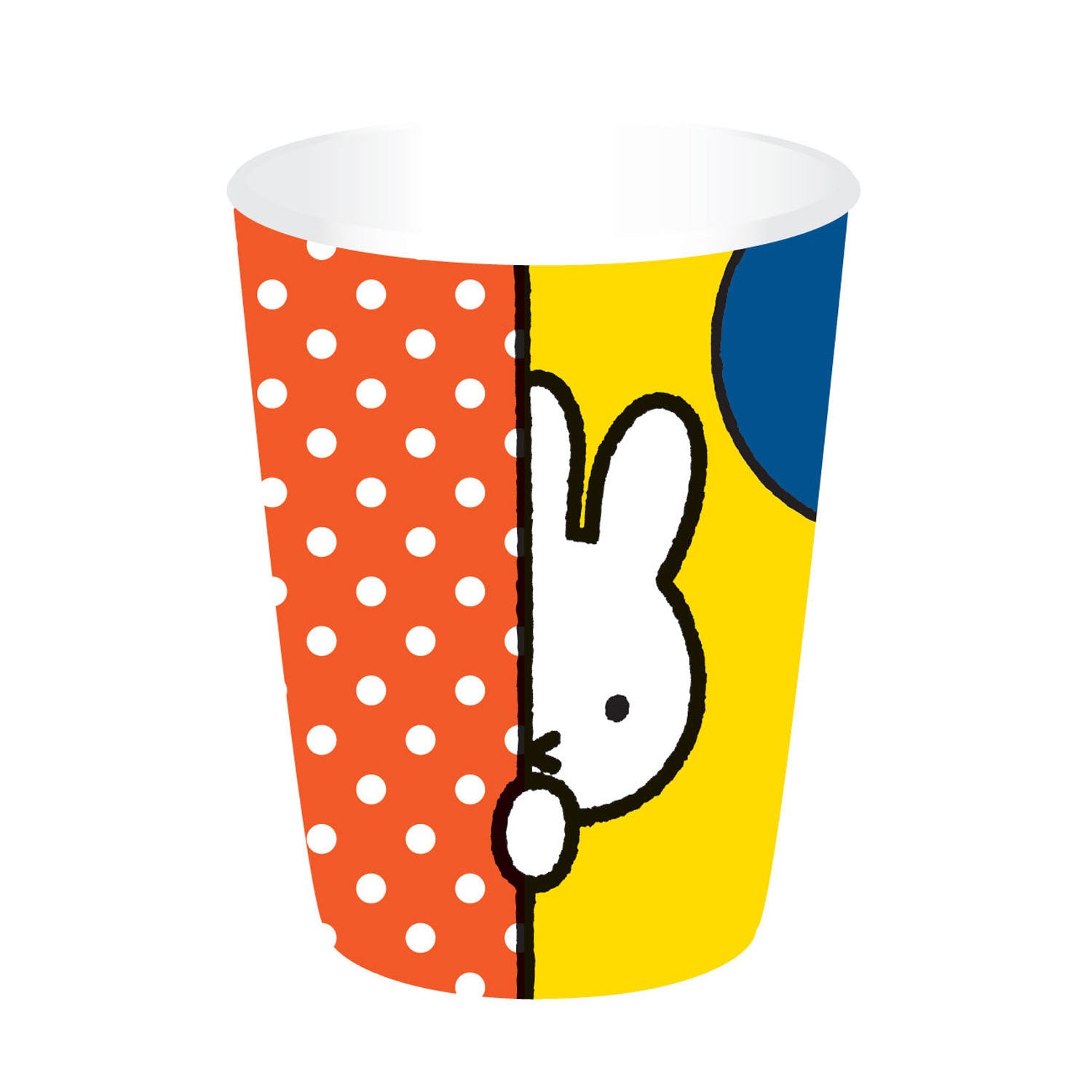 Haza Witbaard Miffy Becher, 8 Stück.