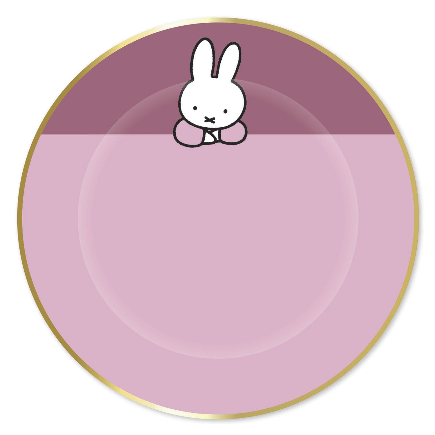 Haza Witbaard Teller Miffy Pink, 8 Stück.