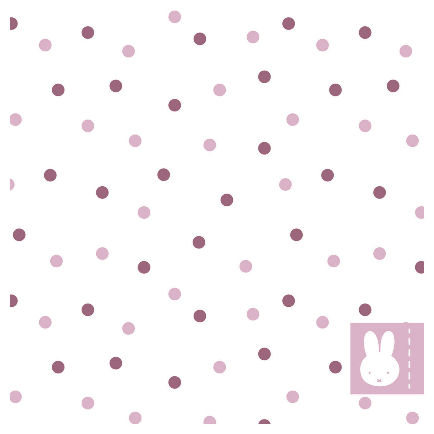 Haza Witbaard Servietten Miffy Pink, 20 Stück.