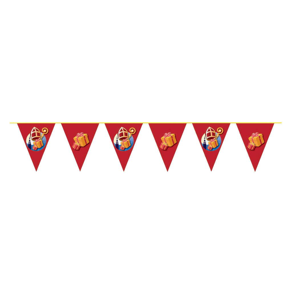 Haza Whitebeard-Sinterklaas-Flaggenlinie, 10 Meter