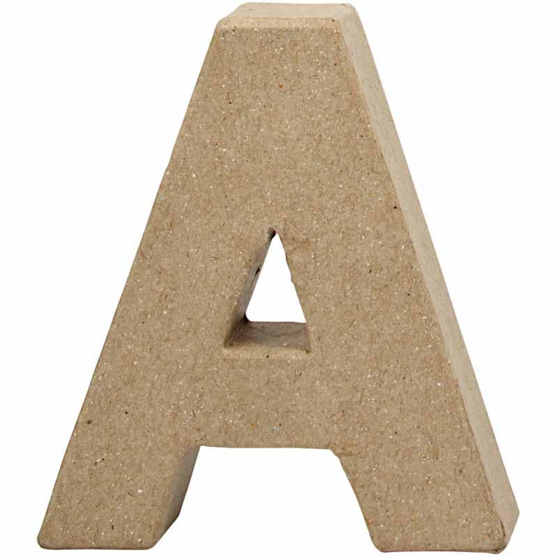 Creativ company letter papier-maché - a, 10cm