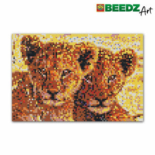 SES Kreative Bügelperlen Löwenjunge 30 x 45,5 cm 7000 Stück