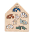 Done By Deer Holzpuzzle mit Hirschmotiven, 7-teilig.