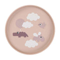 Done by deer vakjesbord blije wolken roze