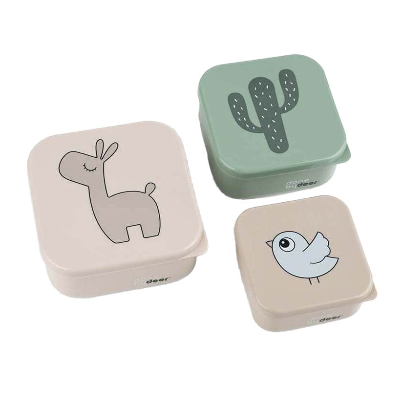 Done By Deer Snackbox Lalee Beige Mix, 3 Stück.