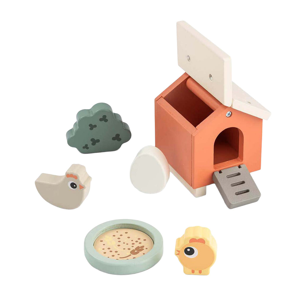 Done By Deer Tiny Farm Holzspielset Clucky