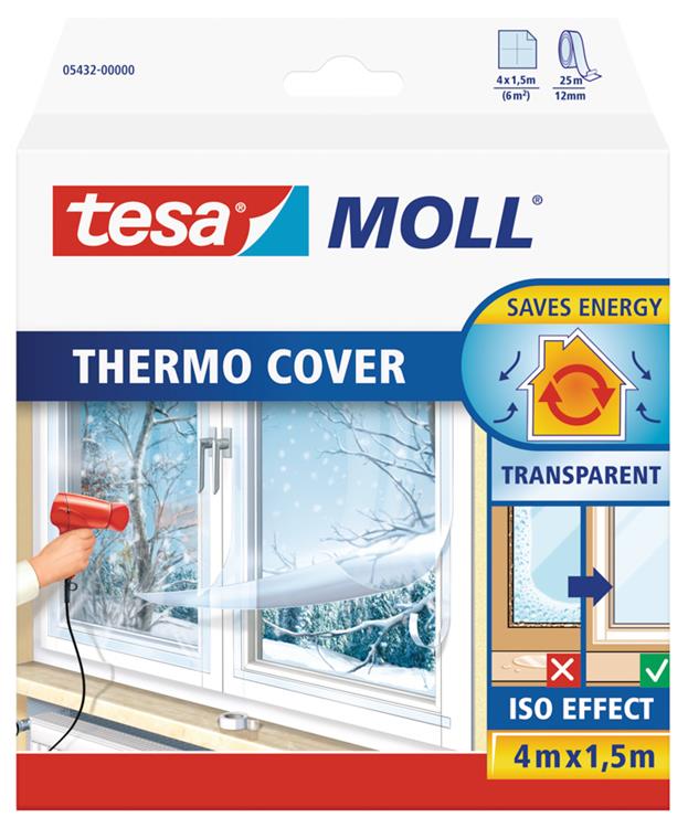 Tesa moll thermo cover pe raamisolatie folie - 4 x 1,5 meter